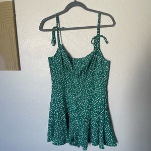 Cute green romper onesie